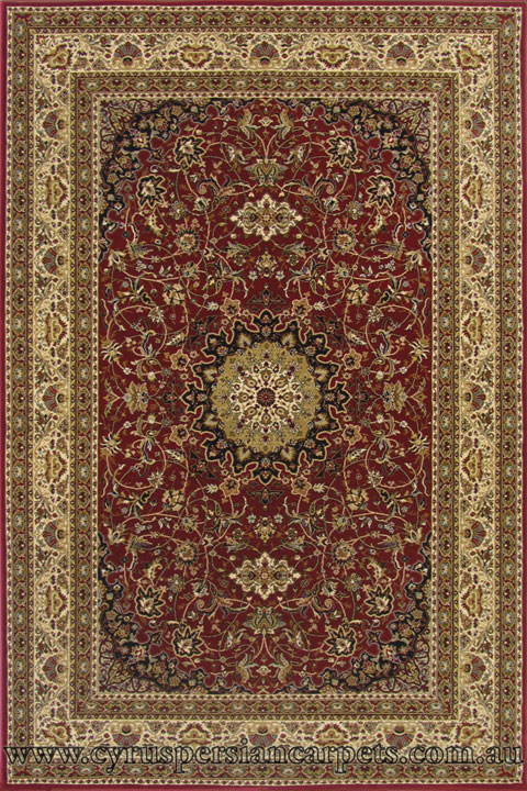 Kashan Traditional Medallion Rug 111-616H - Click Image to Close