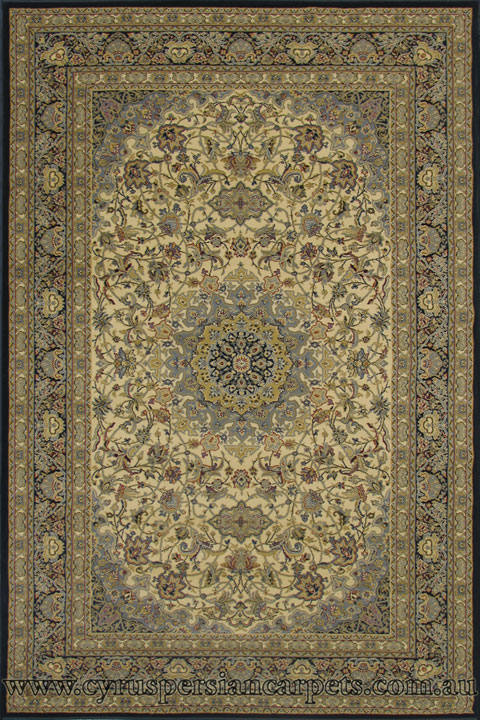 Kashan Traditional Medallion Rug 111-616X - Click Image to Close