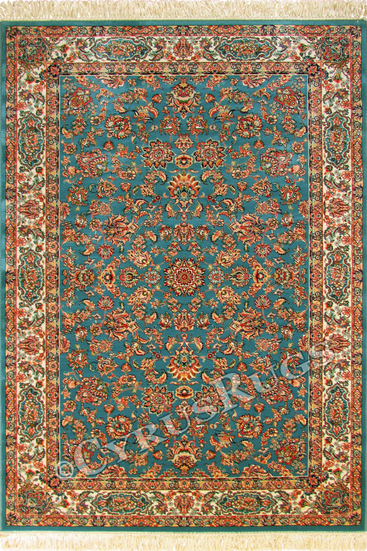 Melbourne Traditional Medallion Rugs 87149 Blue - Click Image to Close