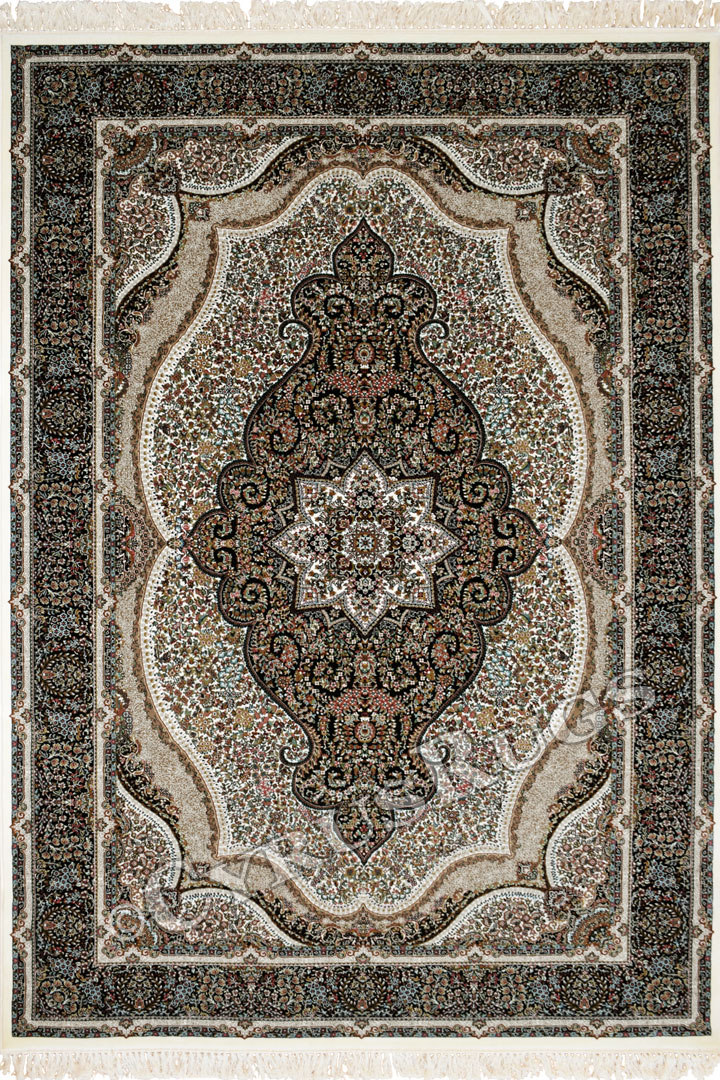 Melbourne Traditional Medallion Rugs 87120 Cream - Click Image to Close