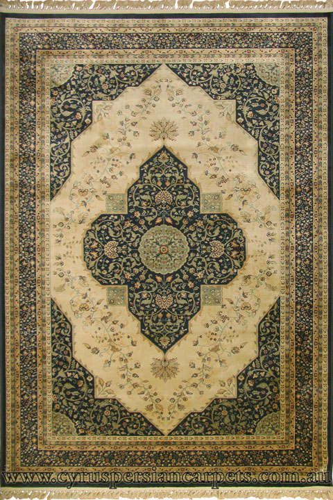Mosaic Traditional Floral Rug 114-69B - Click Image to Close