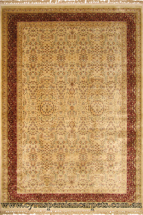 Mosaic Traditional Border Rug 211-69I - Click Image to Close