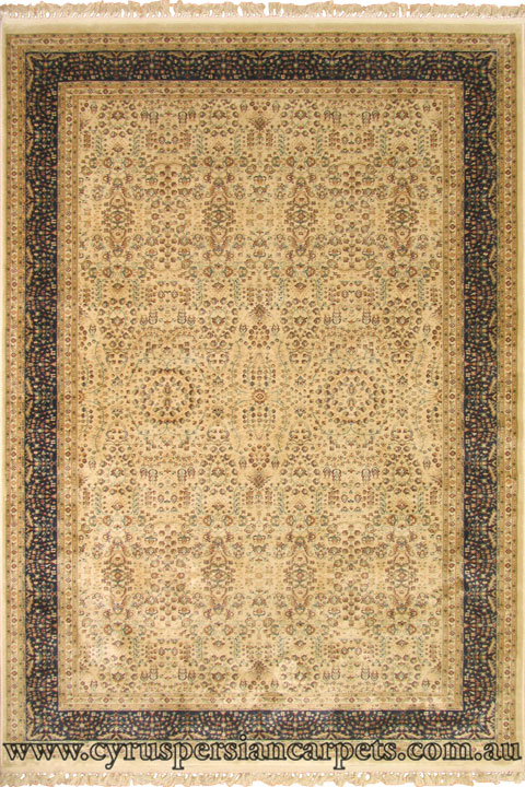 Mosaic Traditional Border Rug 211-69X - Click Image to Close
