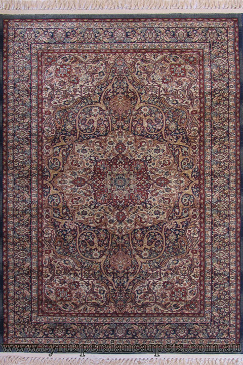 Mosaic Traditional Medallion Rug 630-49B - Click Image to Close