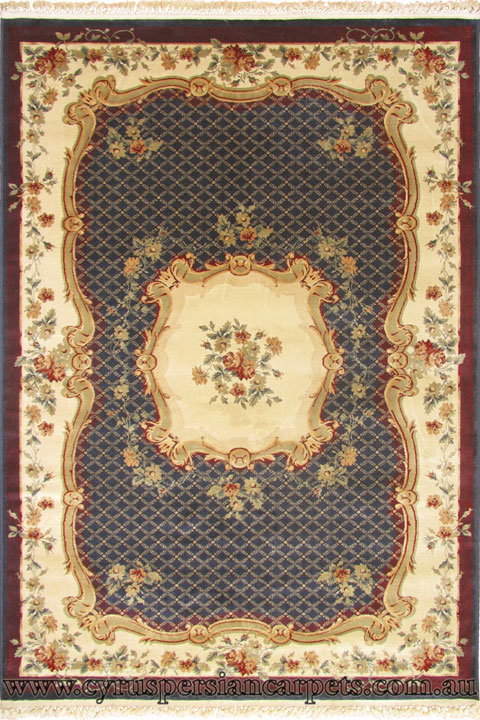 Mosaic Traditional French Design Rug 63-69B - Click Image to Close