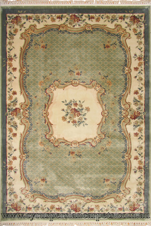 Mosaic Traditional French Design Rug 63-69G - Click Image to Close