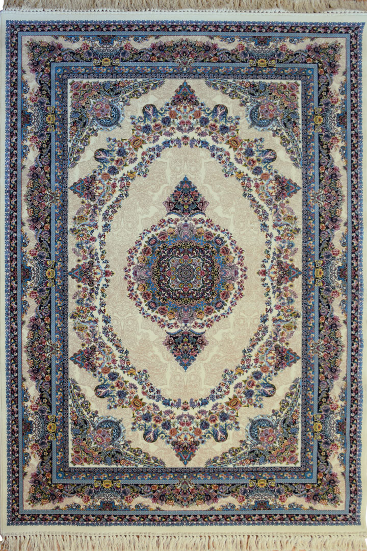 Persico Traditional Medallion Rugs 802044 Cream - Click Image to Close