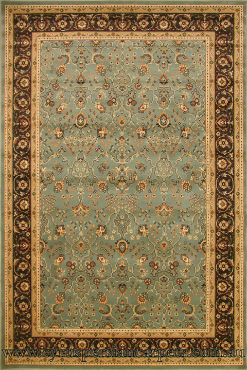 Perth Traditional Floral Rug 1-027N - Click Image to Close