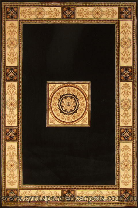 Perth Contemporary Medallion Rug 181-027K - Click Image to Close