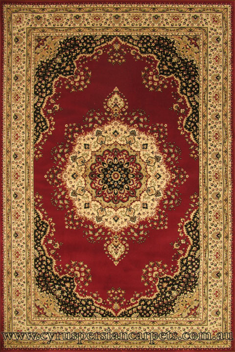Perth Traditional Floral Rug 611-027R - Click Image to Close