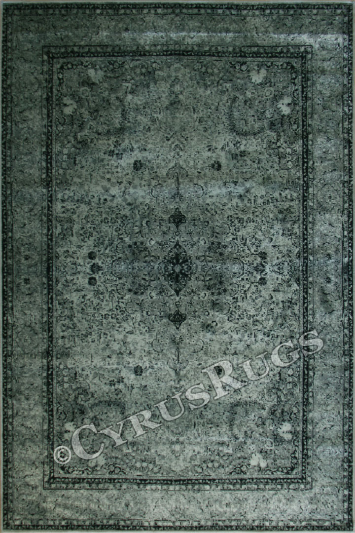 Raymond Traditional Distressed Floral Rugs 1545-M - Click Image to Close