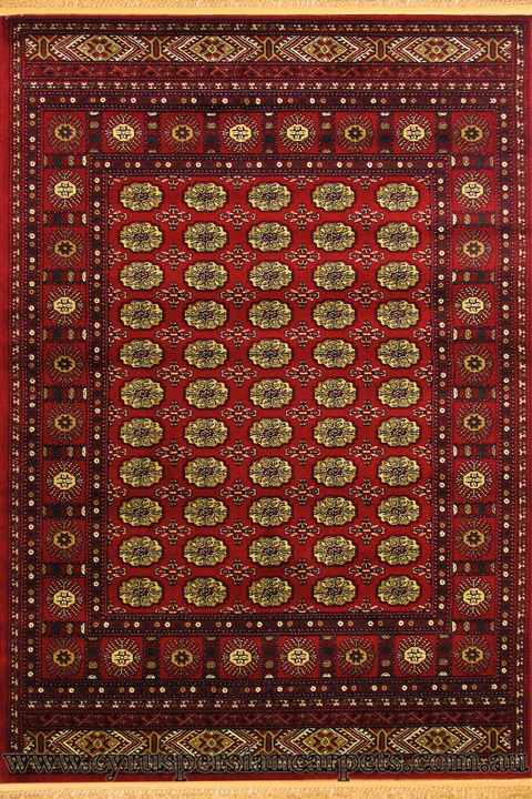 Sicily Traditional Oriental Rug 1841-0 Red - Click Image to Close