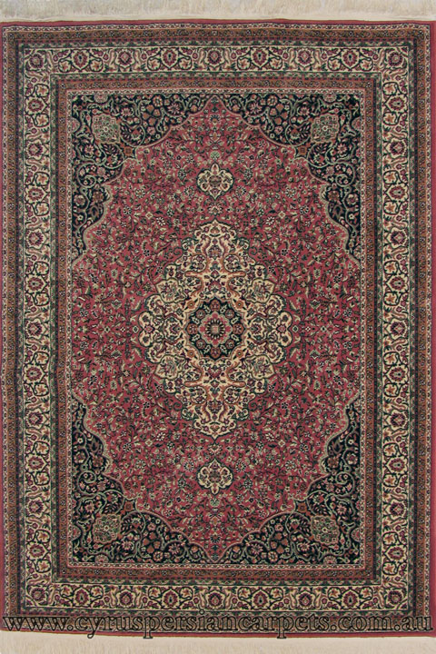 Super Istanbul Traditional Medallion Rug Bergama Pink - Click Image to Close