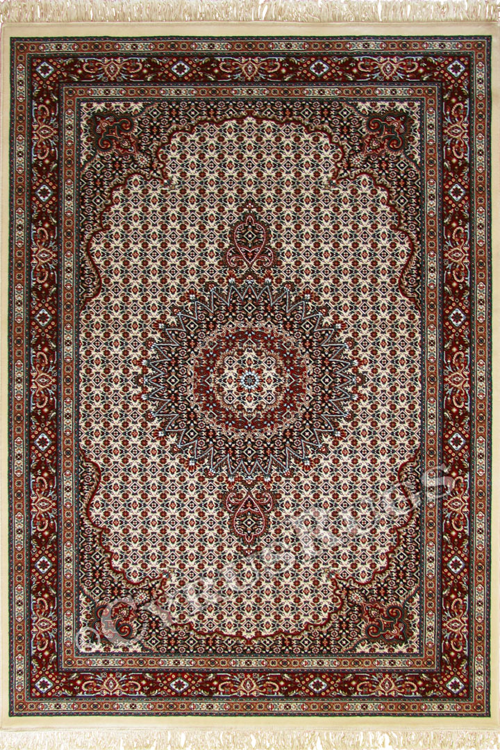 Tehran Traditional Medallion Rug 750368 Cream - Click Image to Close