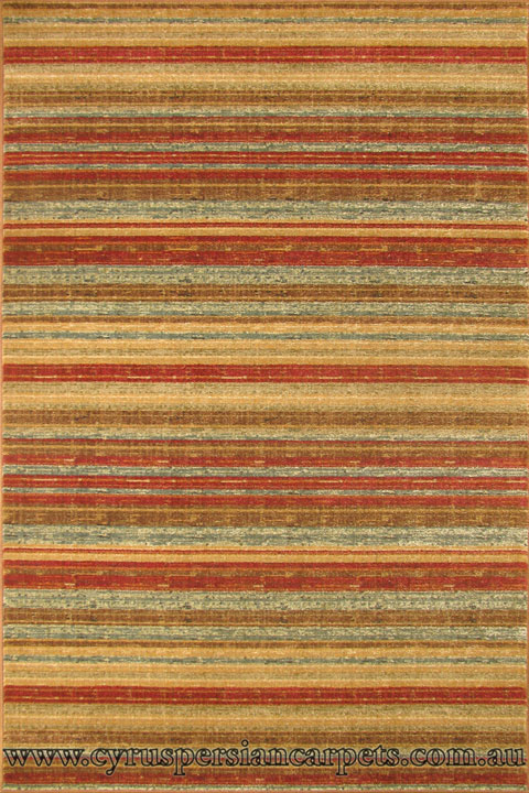 Timeless Traditional Stripe Rug 8022-W70-X - Click Image to Close