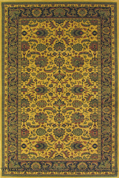 Classic Treasure Traditional Oriental Rug Jaipur Yellow - Click Image to Close
