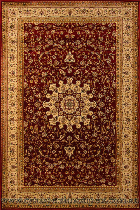 Venetian Traditional Medallion Rug 7515A Red - Click Image to Close