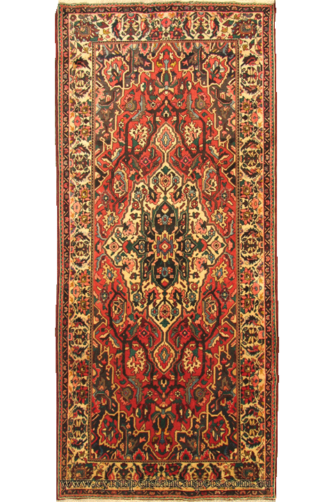 Bakhtiari Hand Knotted Wool Rug (Size 310 x 160cm) - Click Image to Close