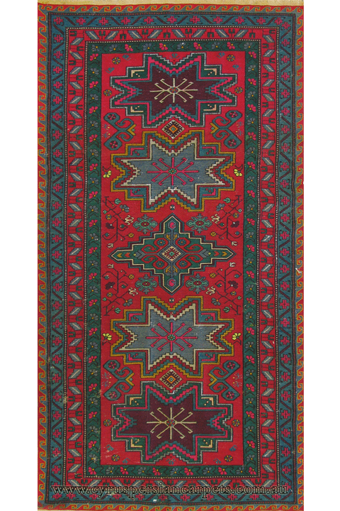 Persian Hand Woven Wool Kilim (Size 290 x 145cm) - Click Image to Close