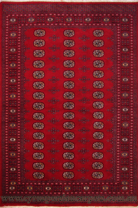 Princess Bokhara Hand Knotted Wool Rug (Size243x167cm) - Click Image to Close