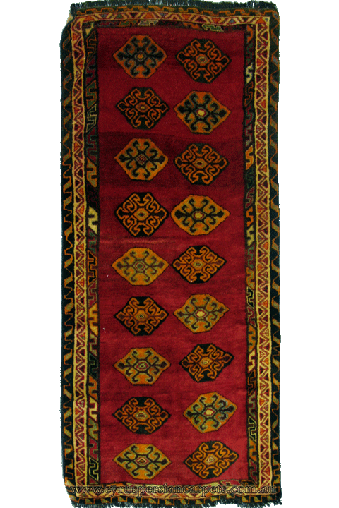 Qashqai Hand Knotted Wool Rug (Size 231 x 119cm) - Click Image to Close