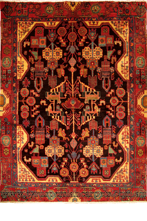 Taleghan Hand Knotted Geometric Wool Rug - Click Image to Close