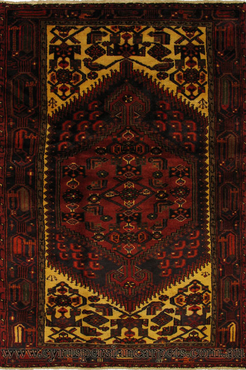 Zanjan Hand Knotted Oriental Wool Rug - Click Image to Close