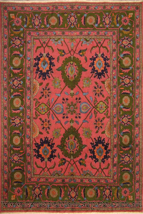 Hamedan Hand Knotted Wool Rug (Size 395 x 288cm) - Click Image to Close