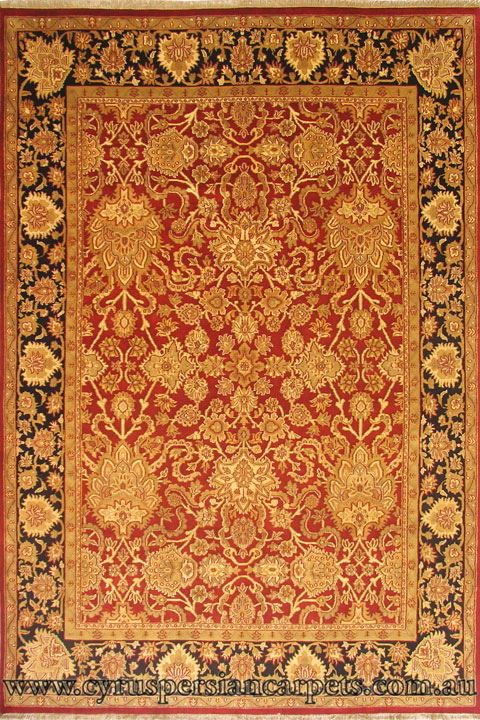 Hindu Hand Knotted Wool Rug Size 379 x 273cm - Click Image to Close