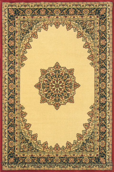 5 Star Wool Traditional Medallion Rug 208-I412 - Click Image to Close