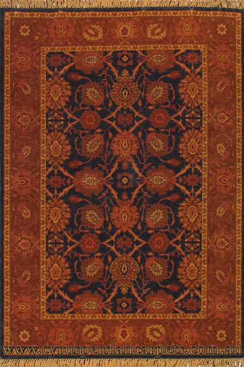 Patina Wool Traditional Oriental Rug - Click Image to Close