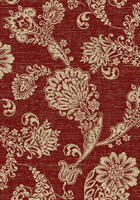 Askabad Paisley Floral Contemporary Rugs 12124 Red
