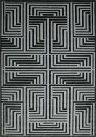 Bergamo Contemporary Abstract Rugs US321 Castle Grey