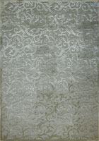 Bergamo Contemporary Floral Rugs US668 D. Grey Sterling