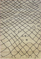 Desert Contemporary Abstract Rugs 5403 Beige Chocolate