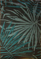 Funky Contemporary Floral Rug 261L