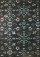 Funky Contemporary Floral Rug 112X