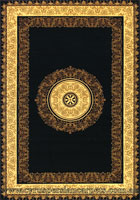 Maacoo Contemporary Medallion Rug 852 Black