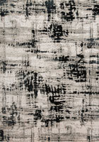 Metallic Contemporary Abstract Rugs 3339F Black Taupe