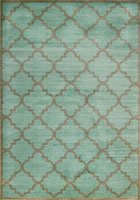 Morocco Trellis Rugs MG09700 Aqua Grey LJ