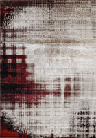 Morocco Abstract Rugs 0W727 Cotton Red