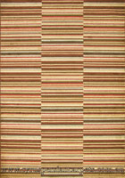 Morocco Striped Rugs 0W499 Crimson Multi DU