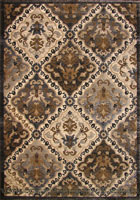 Alpi Contemporary Floral Rug 2587A Fume