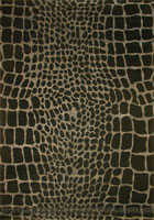 Alpi Contemporary Animal Print Rug 4978A Black