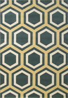 Rizzy Contemporary Geometric Rug BF253 D. Grey Cotton