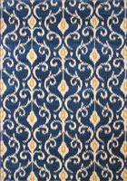 Rizzy Contemporary Abstract Rug BF013 Night Blue Yellow