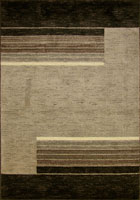 Rustic Contemporary Striped Rugs 1335/P02-J