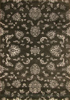 Tricolour Contemporary Floral Rug 8810B Fume L. Grey