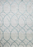 Ultimate Contemporary Trellis Rugs 2773A F.Cream P.Turkuaz