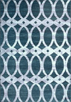 America Abstract Rugs 1592A L. Grey D. Blue